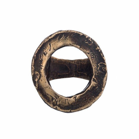Bronze Infini Open Circle Ring