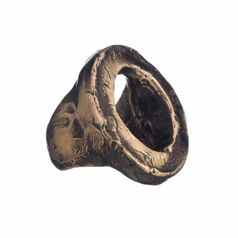 Bronze Infini Open Circle Ring