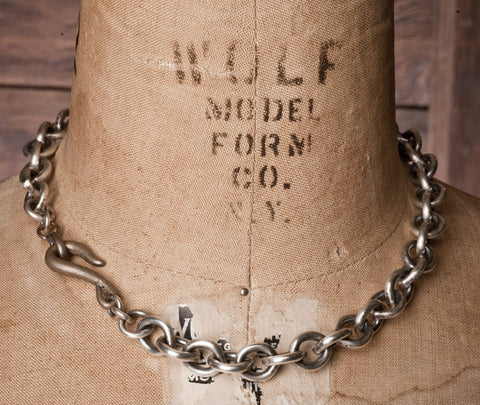 Signature Sterling Chain Choker Necklace