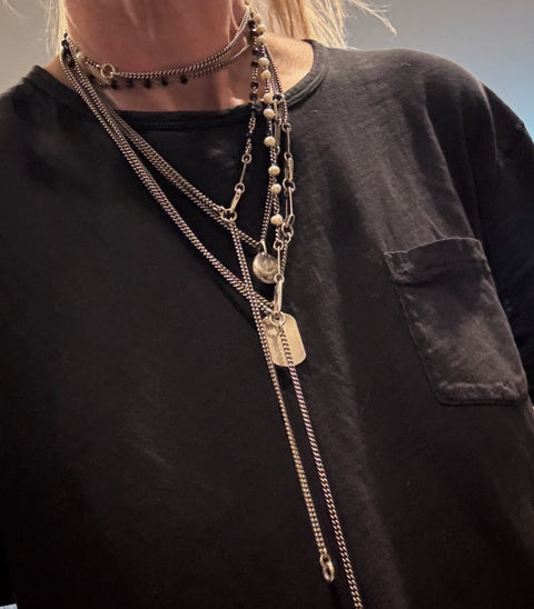 Evermore Pearl Chain Necklace