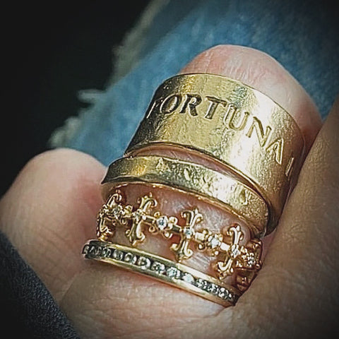 14k Gold Fortune Favors the Bold Ring