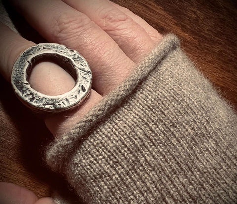 Sterling Infini Ring