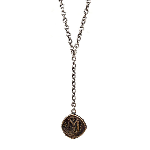 Byzantine Empire M Coin Necklace