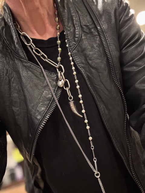 Evermore Pearl Chain Necklace