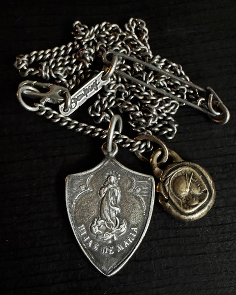 Hijas de Maria Sterling Silver Necklace