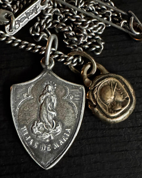 Hijas de Maria Sterling Silver Necklace