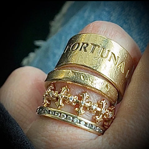 14k Gold Soltero Band Ring