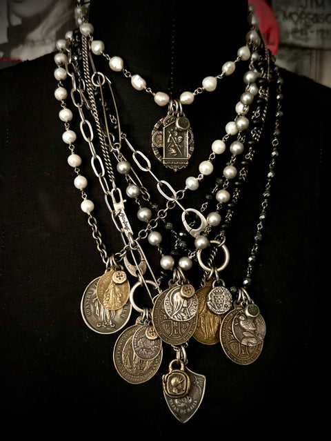 Hijas de Maria Sterling Silver Necklace