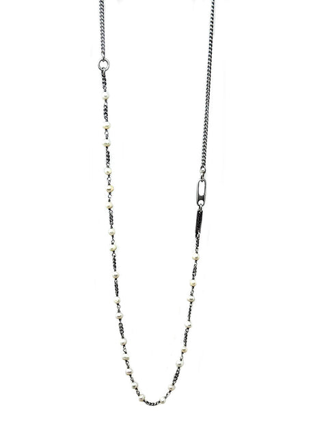 Evermore Pearl Chain Necklace