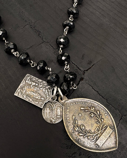 Mary Monstra Black Spinel Necklace