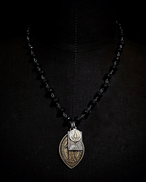 Mary Monstra Black Spinel Necklace
