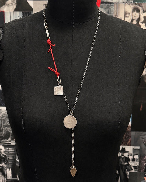 Triplet Loupe Necklace — A Study in Red I