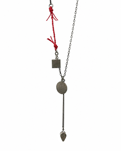 Triplet Loupe Necklace — A Study in Red I