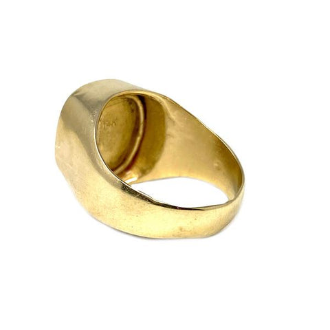 14k Gold Heirloom Warrior Ring