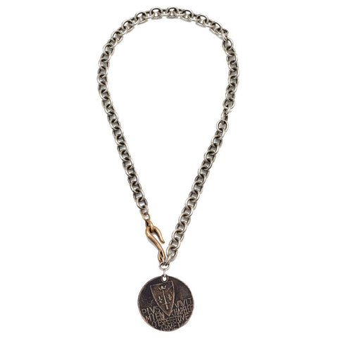 Chain Pendants Necklace | Joan of Arc Protection Prayer-Necklace