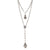 Pearl Layered Necklace | Designer Jewellery Heart Charm Pendant-Necklace