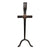 Victory Angel Industrial Hand Forged Steel Cross Candlestick